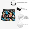 Caleçon 3D Film Motif Noir Tridimensionnel Breathbale Culotte Homme Sous-Vêtements Imprimer Shorts Boxer Briefs