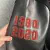Sussits 40-й годовщины в соавторстве Vintage n Bool, вышитый черный восемь бейсбольных майки Vibe Ss Jacket