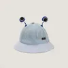 Berets Toddler Baby Bucket Hats Summer Breathable Infant Net Caps Cute Snail Eyes Girl Sun Hat Travel Sunshade Boy Beach Basin Cap