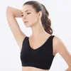 Yoga-Outfit Zero-Bondage-Unterwäsche, Übergröße, stoßfester Sport-BH ohne Stahlring und einteilige Damen