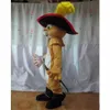 2018 Disfraces de alta calidad Puss In Boots Mascot Costume Pussy Cat Mascot Costume 253J