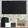 Cortina Ventana Blackout Shade Persianas Cortinas Sin perforaciones Sombrilla ajustable para el dormitorio del cuarto de niños