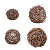 Nyhetsartiklar Originalfärg Earthy Rattan Ball Christmas Celebration Floral Primär Natural Vine Balls Shopping Mall Decoration