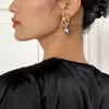 Dangle Ohrringe Herz Anhänger Hoop Exquisite Perle Sweet Ohr Accessoires Frauen Ohrring für Party Modeschmuck Geschenke