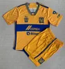 Dia dos Mortos Liga MX 23/24 Tigres Futebol Jerseys goleiro homens crianças camisa Jogador versão GIGNAC Treinamento uniforme retro THAUVIN UANL 2023 2024 camisa de futebol T tigre