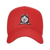Top Caps Özel Sibirya Husky Beyzbol Kapağı Açık Mekan Ayarlanabilir Alaskan Malamute Köpek Dad Şapkası Yaz Snapback Trucker Hats