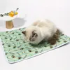 Cat Bed Mat Avocado Pattern Cat And Dog Sleeping Pad Non-Slip Foldable Reusable Cat Mat