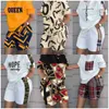 Womens Two Piece Pants Dome Cameras Summer Casual 2 Piece Set Women Letter Printed 2 Piece Outfit O Necke Short Sleeve T Shirt Top Shorts Suit with Pocket Wom J230713