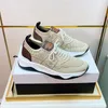 Berluti Handmade Men's Sports Shoes Shadow Knit And Leather Sneaker Fashion Casual shoe