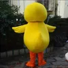 2018 Haute qualité du costume de mascotte de canard jaune mascotte de canard adulte 235d