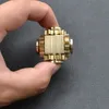 Decompression Toy Gear Cube Spinner Finger Copper Mechanical Gyro Linkage Hand Fingertip Adult EDC Toys 230713