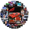 50PCS JDM Retrofit Racing Car Graffiti Stickers for Laptop Skateboard Luggage Guitar Bike Waterproof Sticker Decal