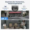 IP -камеры Reolink Trackmix POE 4K Security Security Camera Camera Dual Lins Transing Ptz Camera 6x Zoom Animal Car Human Detect CCTV CAM 230712