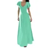 Casual Dresses Sexy Elegant Party Cocktail For Women Evening Strappy Square Collar Flying Sleeve Dress Wedding Vestidos