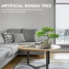 Decoratieve bloemen Kunststof Makkelijk schoon te maken Kunst Tuin Desktop Display Simulatie Planten Home Decor Kantoor Ornamenten Ingemaakte Kunstmatige Bonsai Boom