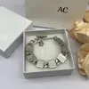 Braccialetti con ciondoli di qualità Catena di design 20 stili Bracciale da donna di lusso alla moda Top con scatola Carta regalo