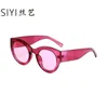 4353 New Sunglasses Export Trend Versatile Metal Glasses and Sunglasses