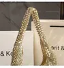 Bolsas de noite Bolsa de ombro em malha de metal dourado para mulheres com textura de alta qualidade, lantejoulas Bolsa de embreagem para jantar, carteira brilhante Bolsa de mão Z230713