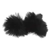 Microphones 2 pièces étui de protection filtre en mousse couverture de Microphone en peluche diffusion en direct revers pièces couvre épaissi