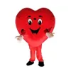 2019 factory red heart love mascot costume LOVE heart mascot costume can add logo285c