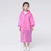 Fashion EVA Children Raincoat Thickened Waterproof Rain Coat Kids Clear Transparent Tour Waterproof Rainwear Suit