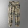 Pantalons pour hommes Arrivée Mode Suepr Grand Printemps Et Automne Taille Élastique Camouflage Leggings Décontractés Plus La Taille L-3XL 5XL 6XL 7XL 8XL