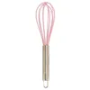 Egg Tools Manual Egg Beater Stainless Steel Silicone Balloon Whisk Cream Mixer Stirring Mixing Whisking Eggs Beaters Wedding Favors Q309