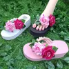 Ciabatte da donna papillon sandali estivi pantofole da interno ed esterno flip scarpe da spiaggia moda donna pantofole da fiore casual regalo 230713