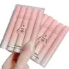 Lipstick Five-piece Lipstick Set Matte Velvet Liquid Lipstick Lasting Makeup Waterproof Lips Make Up Cosmetics Pink Peach Lip Stick Suit 230712