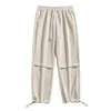 Herenbroek Sport Corduroy Sanitair Zomer Comfortabel Casual Effen Kleur Losse Fr Voor Heren Twill