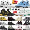 Basketbalschoenen 4S voor Heren Dames OG Red Thunder 4 Pine Green Military Black Cat Canvas White Oreo Sail Seafoam University Blue Bred Cool Grey Sportsneakers