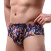 Cueca Boxer Mens Underwear Masculino Cintura Baixa Estampado Boxers Calcinha Homem Sexy Grande U Convexo Bolsa Boxers Trunks Lingerie Liso Cueca J230713