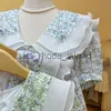Vestidos de maternidad Vestidos de maternidad Elegante ropa de verano floral fresca para mujeres embarazadas Suelta delgada Turn Collar Lindo Embarazo Vestidos M-XXL x0713