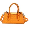 Shoulder Bags Fashion Pattern Leather Small Handbag for Women Spring Bright Colour Crossbody Brand Design Short Handle Flap 230426