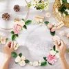 Other Event Party Supplies 10 pieces of gold metal wreath wreath decoration used for wedding center decoration wooden card rack metal wreath 230713