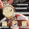 DOIT Original Watch for Men's Waterproof Stainless Steel Quartz Analog Fashion Business Sun Moon Star Wristwatches Top Brand 230713