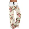 Damesbroek Dames Hoge taille Zakstrook Elastiek Gedrukt Los Yoga Linnen Beach Tall Casual Work