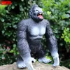 Action Toy Figures OozDec Gorilla King Kong Toys Warrior Fight Mode PVC Animals Model Decoration Role Playing Story Kids Gift 230714