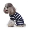 Odzież psa Pet piżama ubrania miękkie ciepłe polarowe psy