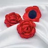 Decorative Flowers 1pcs Satin Fabric Artificial Flower Handmade DIY For Wedding Party Craft Home Decoration