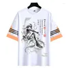 Men's T Shirts T-shirts T-shirt Anime Ronpa Dangan Cosplay Costume Ink Wash Painting Shirt Men Women Tops