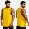 Camisetas sin mangas para hombre, marca de culturismo, colores fluorescentes geniales, ropa de gimnasia para hombres, camiseta de gimnasios de Fitness, entrenamiento muscular 230713