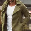 Vestes pour hommes Style britannique hommes Trench manteau poches coupe-vent Cardigan mince mâle couleur unie longue veste 2023 printemps automne