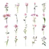 Presentförpackning 240 st vintage tulpaner växt blommor klistermärken dagbok diy handkonto dekoration collage klistermärke