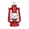 Hurricane Lantern Kerosene en petroleumolie brandende lantaarn met haak, metaal en glas, katoenen lont, voor kamperen of noodsituaties