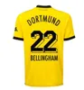 24 25 Maglie da calcio Dortmunds Borussia F.Nmecha Kamara Shirt calcistica di calcio 110th Haller Reus Neongelb Hummels Brandt Hazard Yeyna Bellingham Men Kit Kit Special