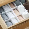 Clothing Storage 4PCS Drawer Organizer Divider Adjustable Household Cabinet Combination Partition Underwear Socks Sundries