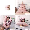 Cushion/Decorative Pillow Simated Slee Pig Plush Animals Stuffed Pillows Kids Adts Pets Bolster Sofa Chair Decor Friend Gift 201009 Dhzgq