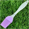 Herramientas para barbacoa Accesorios Moda Sile Brush Cocina Pastelería Mantequilla Cocina Resistencia al calor Basting Oil Brushes Cake Cream Herramienta para hornear Dhwtz