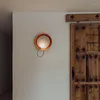 Vägglampa modern minimalistisk cirkulär för hem inomhus dekoration belysning sovrum sovrum vardagsrum design ljus